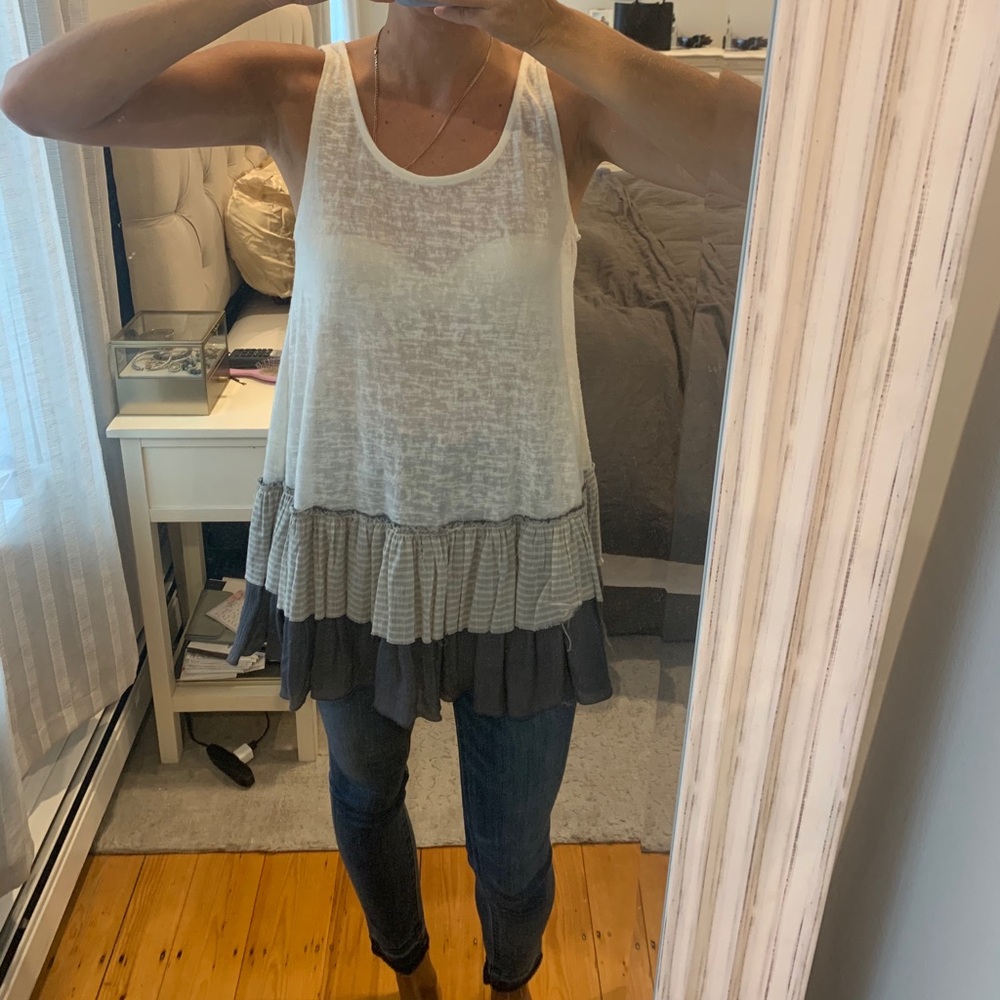 Easel Top, Loose Fit, Sz S